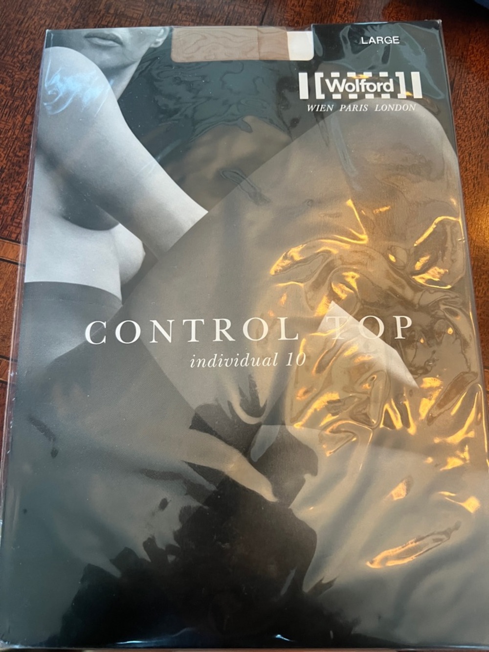 Wolford Control Top Sheer Hosiery - Sand - Large
